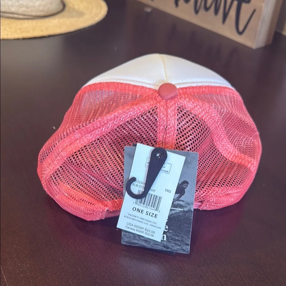 Aloha Trucker Hat in Red and White - Picture 2 of 6